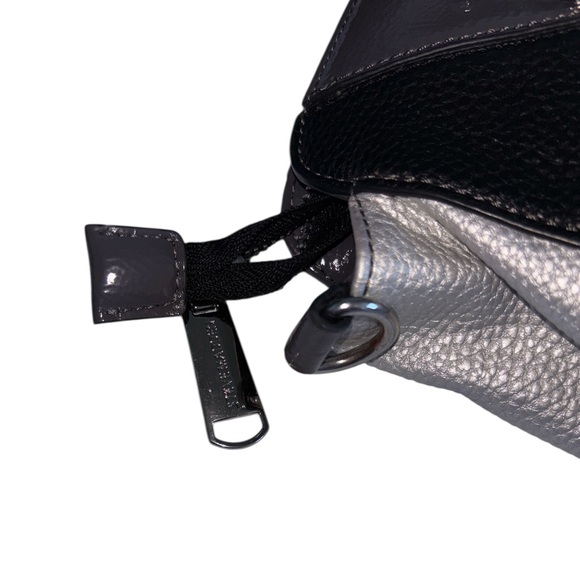 Steve Madden Black and Gray Satchel Pre-Loved Minor call outs shown - Picture 5 of 8